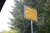 Schild Holzschlag